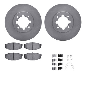 R1 Concepts® - Front Brake Kit with Optimum OE Pads