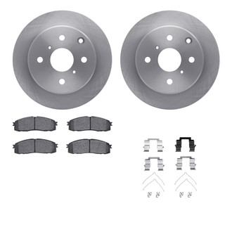 R1 Concepts® - Rear Brake Kit with Optimum OE Pads