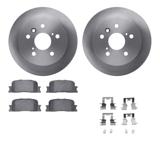 R1 Concepts® - Rear Brake Kit with Optimum OE Pads