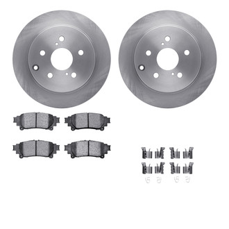 R1 Concepts® - Rear Brake Kit with Optimum OE Pads