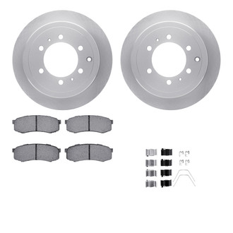 R1 Concepts® - Rear Brake Kit with Optimum OE Pads
