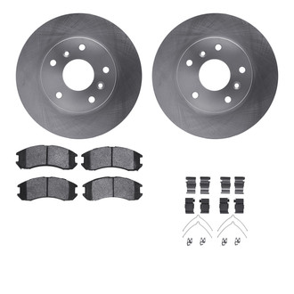 R1 Concepts® WFUH1-80115 - Front Brake Kit with Optimum OE Pads