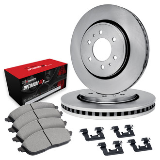 R1 Concepts® - Front Brake Kit with Optimum OE Pads