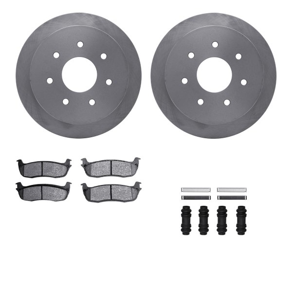  R1 Concepts® - Rear Brake Kit with Optimum OE Pads