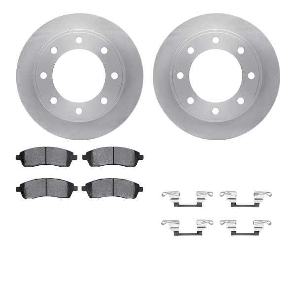  R1 Concepts® - Rear Brake Kit with Optimum OE Pads