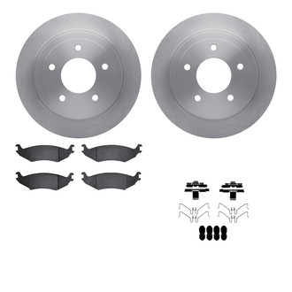 R1 Concepts® - Rear Brake Kit with Optimum OE Pads