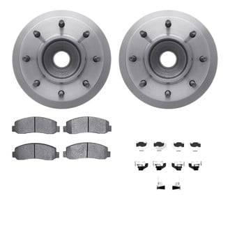 R1 Concepts® - Front Brake Kit with Optimum OE Pads