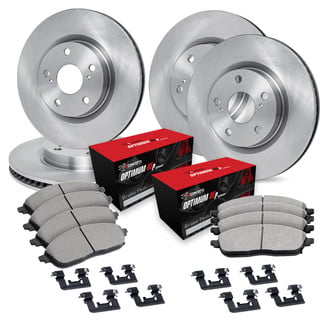 R1 Concepts® - Front and Rear Brake Kit with Optimum OE Pads
