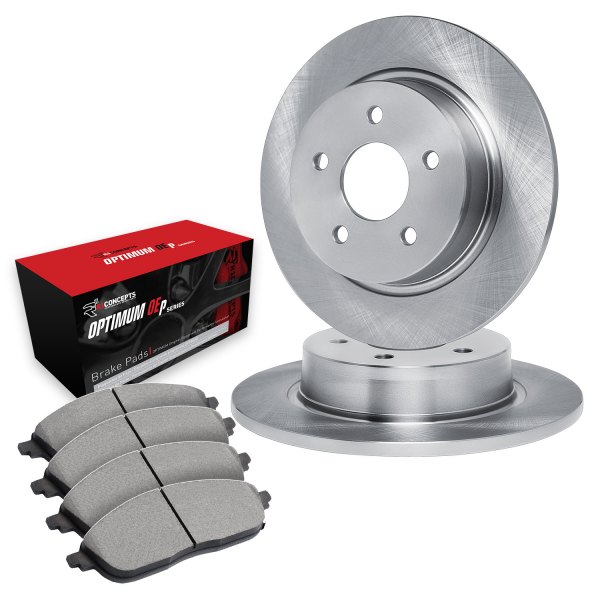  R1 Concepts® - Rear Brake Kit with Optimum OE Pads