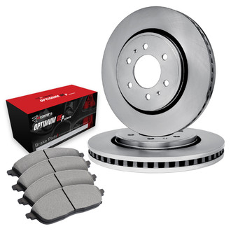 R1 Concepts® - Rear Brake Kit with Optimum OE Pads