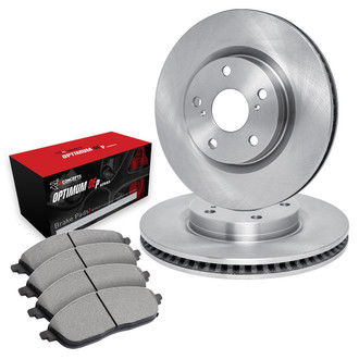 R1 Concepts® - Front Brake Kit with Optimum OE Pads
