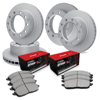 R1 Concepts® - Front and Rear Brake Kit with Optimum OE Pads