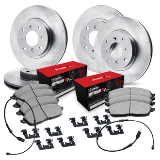R1 Concepts® - Front and Rear Brake Kit with Optimum OE Pads