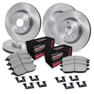 R1 Concepts® - Front and Rear Brake Kit with Performance Off-Road/Tow Brake Pads