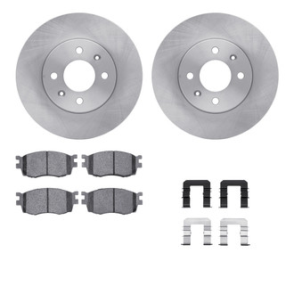 R1 Concepts® WFWH1-03034 - eLINE Series Front Brake Kit with Ceramic Pads