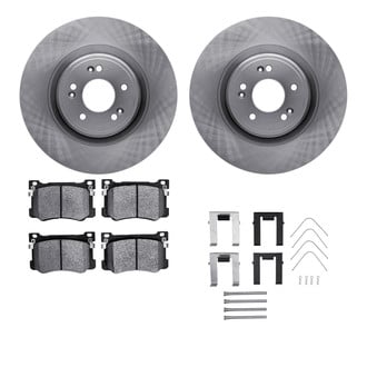 R1 Concepts® - eLINE Series Front Brake Kit with Ceramic Pads