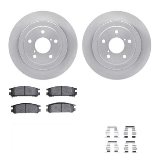 R1 Concepts® - eLINE Series Rear Brake Kit with Ceramic Pads