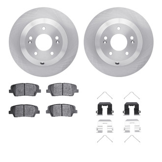 R1 Concepts® WFWH1-21042 - eLINE Series Rear Brake Kit with Ceramic Pads