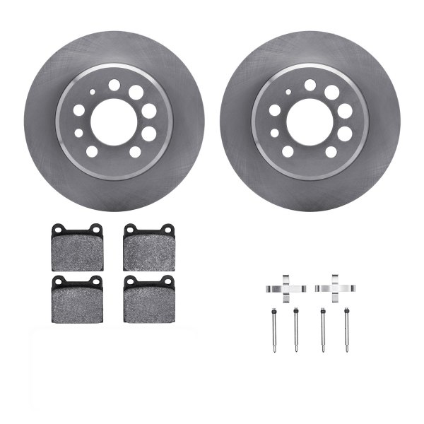  R1 Concepts® - eLINE Series Rear Brake Kit with Ceramic Pads