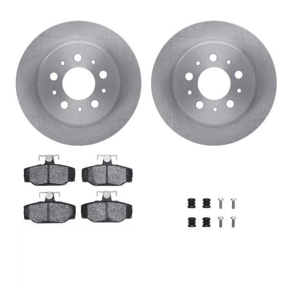  R1 Concepts® - eLINE Series Rear Brake Kit with Ceramic Pads