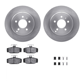 R1 Concepts® - eLINE Series Rear Brake Kit with Ceramic Pads
