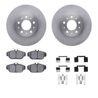 R1 Concepts® - eLINE Series Front Brake Kit with Ceramic Pads