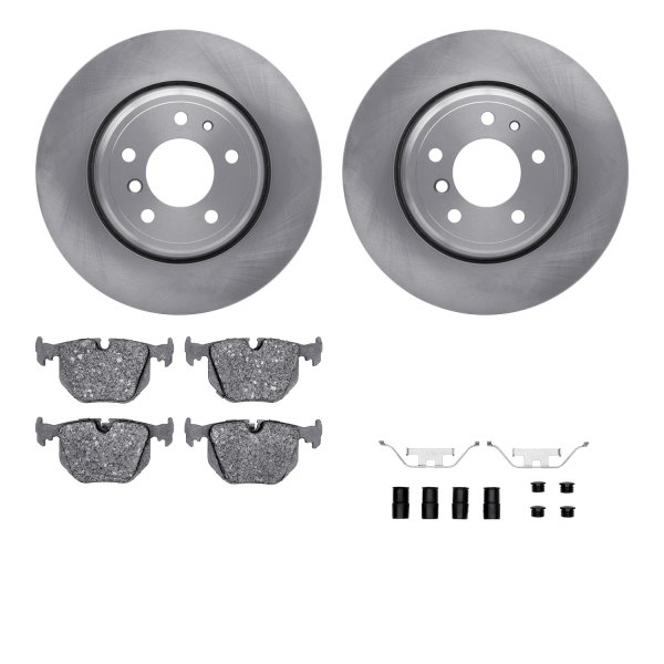  R1 Concepts® - eLINE Series Rear Brake Kit with Ceramic Pads