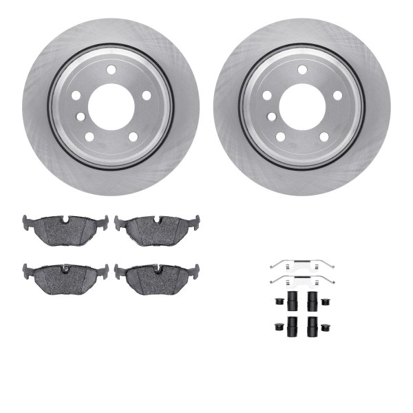  R1 Concepts® - eLINE Series Rear Brake Kit with Ceramic Pads