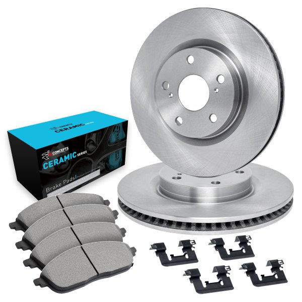  R1 Concepts® - eLINE Series Rear Brake Kit with Ceramic Pads