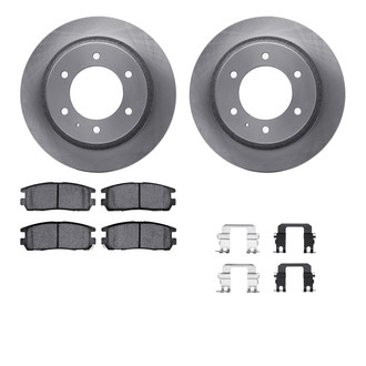 R1 Concepts® WFWH1-37014 - eLINE Series Rear Brake Kit with Ceramic Pads