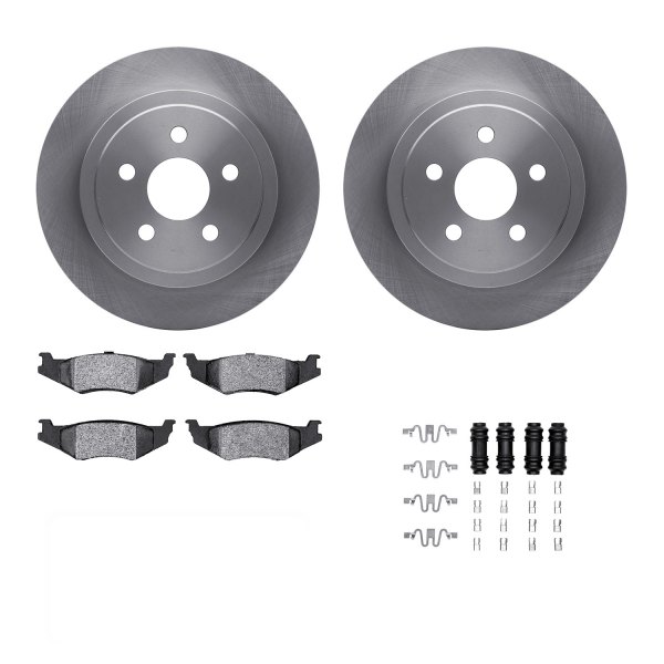  R1 Concepts® - eLINE Series Rear Brake Kit with Ceramic Pads