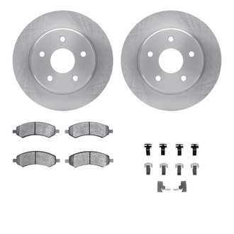 R1 Concepts® WFWH1-40092 - eLINE Series Front Brake Kit with Ceramic Pads