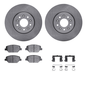 R1 Concepts® WFWH1-45031 - eLINE Series Front Brake Kit with Ceramic Pads