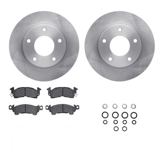 R1 Concepts® WFWH1-46005 - eLINE Series Rear Brake Kit with Ceramic Pads