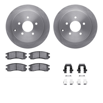 R1 Concepts® WFWH1-47043 - eLINE Series Rear Brake Kit with Ceramic Pads