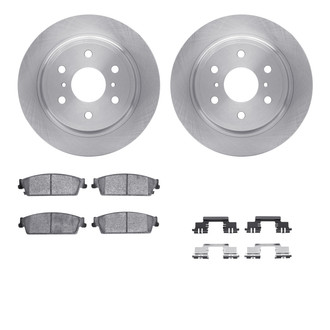 R1 Concepts® WFWH1-48062 - eLINE Series Rear Brake Kit with Ceramic Pads
