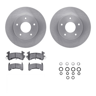 R1 Concepts® WFWH1-52002 - eLINE Series Rear Brake Kit with Ceramic Pads