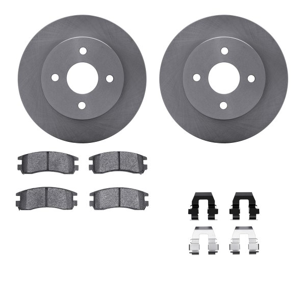  R1 Concepts® - eLINE Series Rear Brake Kit with Ceramic Pads