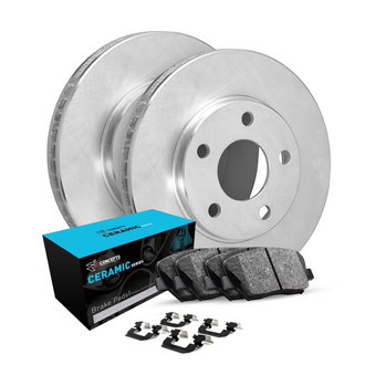 R1 Concepts® - eLINE Series Rear Brake Kit with Ceramic Pads