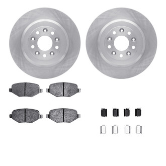 R1 Concepts® WFWH1-54196 - eLINE Series Rear Brake Kit with Ceramic Pads