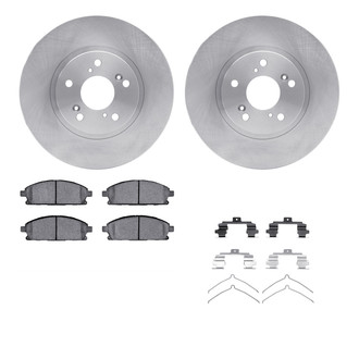 R1 Concepts® WFWH1-59057 - eLINE Series Front Brake Kit with Ceramic Pads