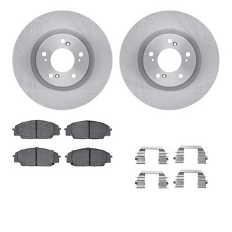 R1 Concepts® WFWH1-59059 - eLINE Series Front Brake Kit with Ceramic Pads