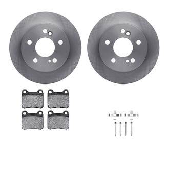 R1 Concepts® - eLINE Series Rear Brake Kit with Ceramic Pads