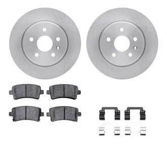 R1 Concepts® WFWH1-65028 - eLINE Series Rear Brake Kit with Ceramic Pads
