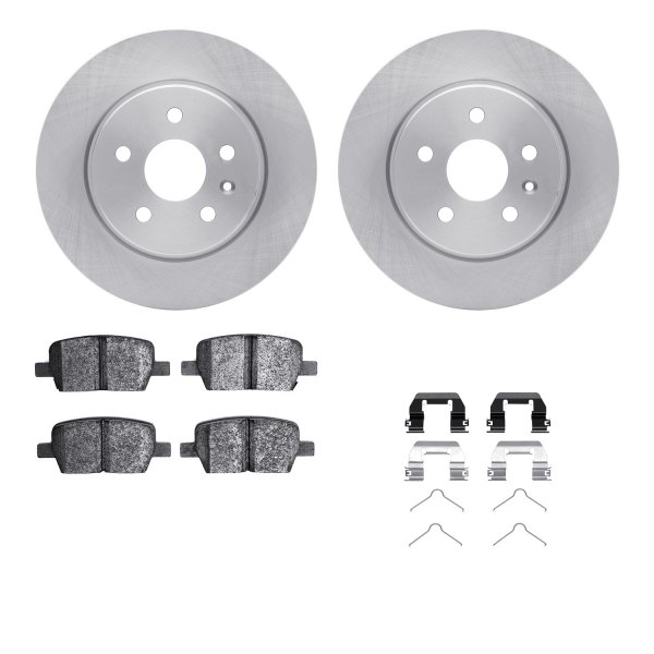  R1 Concepts® - eLINE Series Rear Brake Kit with Ceramic Pads