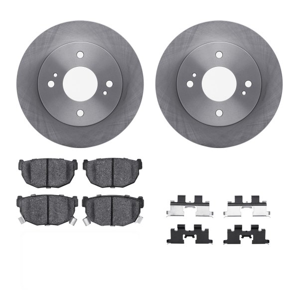  R1 Concepts® - eLINE Series Rear Brake Kit with Ceramic Pads