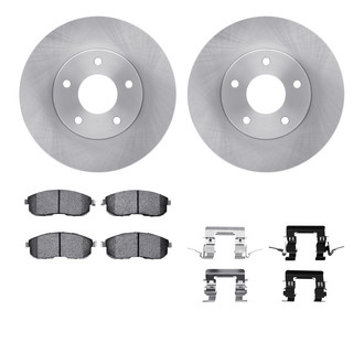 R1 Concepts® WFWH1-67083 - eLINE Series Front Brake Kit with Ceramic Pads