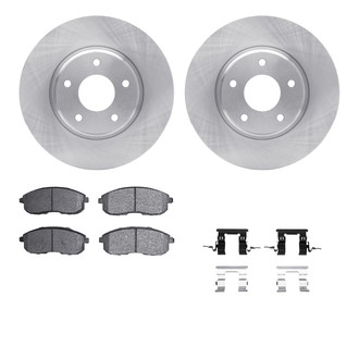 R1 Concepts® WFWH1-67087 - eLINE Series Front Brake Kit with Ceramic Pads
