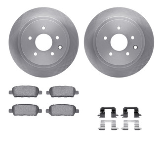 R1 Concepts® - eLINE Series Rear Brake Kit with Ceramic Pads