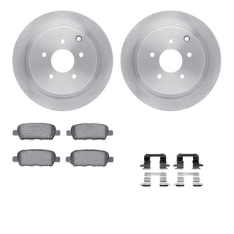 R1 Concepts® WFWH1-67102 - eLINE Series Rear Brake Kit with Ceramic Pads